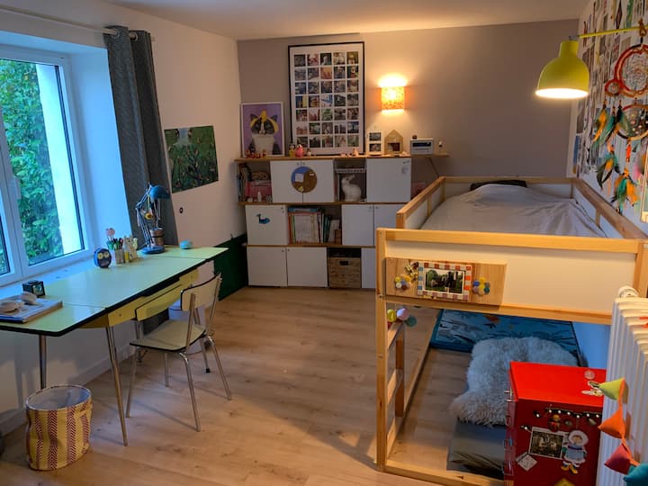 Chambre fille possibilité 2 lits