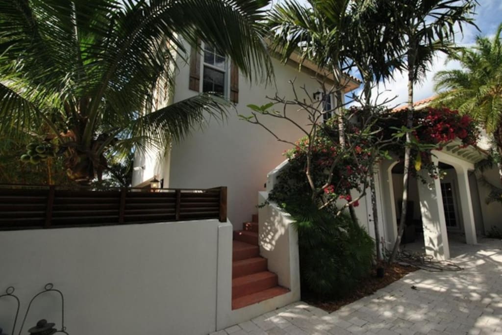 Entrance to guest house