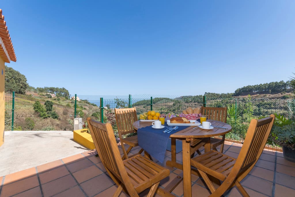 vistas desde la terraza de la casa