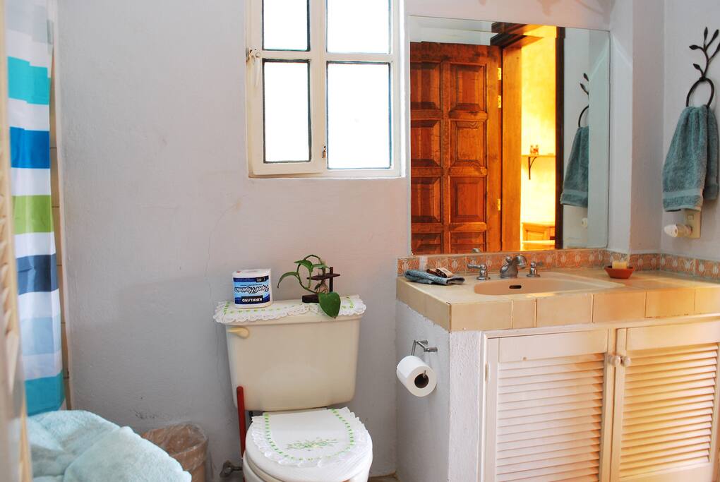 Baño privado Habitación Pájaro Azul