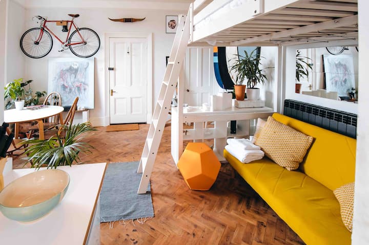 Architect's Studio Apartment - 150m From Beach! - Tate St Ives