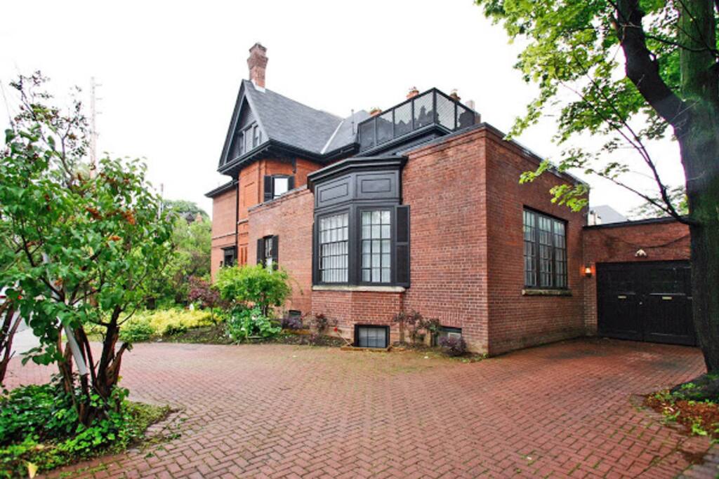 view of the house and our private patio on the second floor of the building