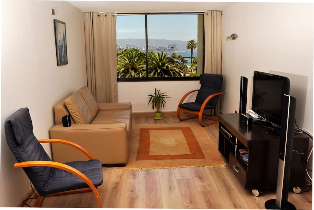 Living vista al mar