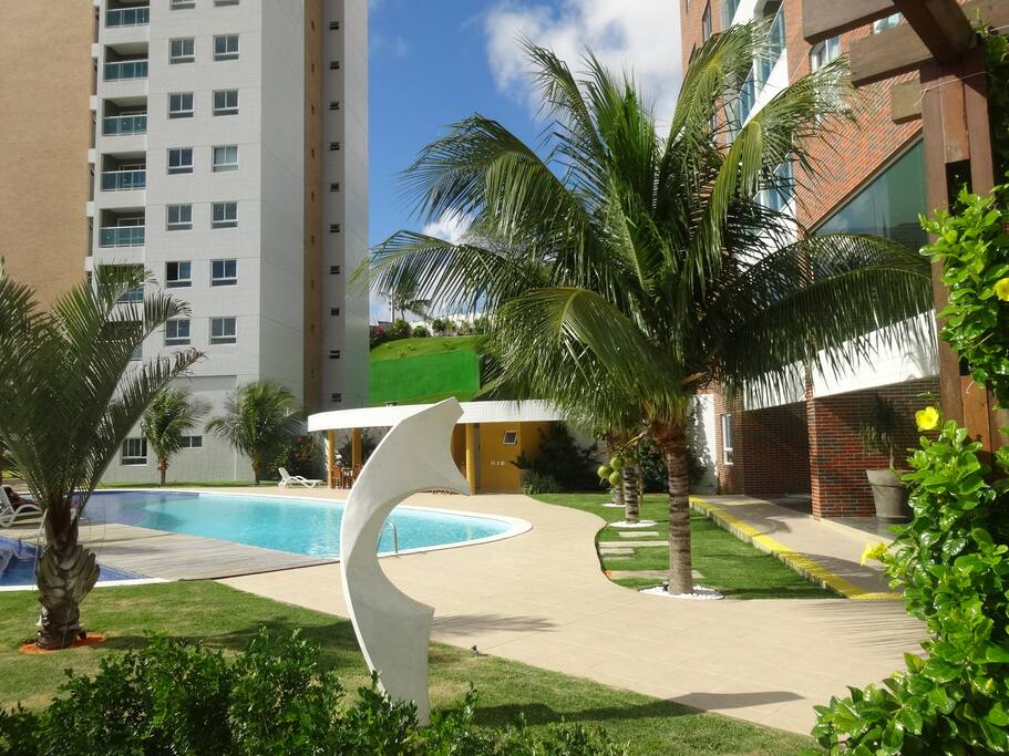 Vista da área de lazer