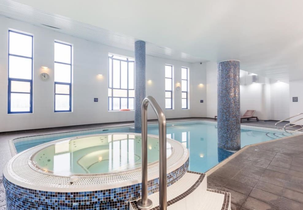 Swimming Pool + Massage Pool + Sauna (both Steam and Dry)