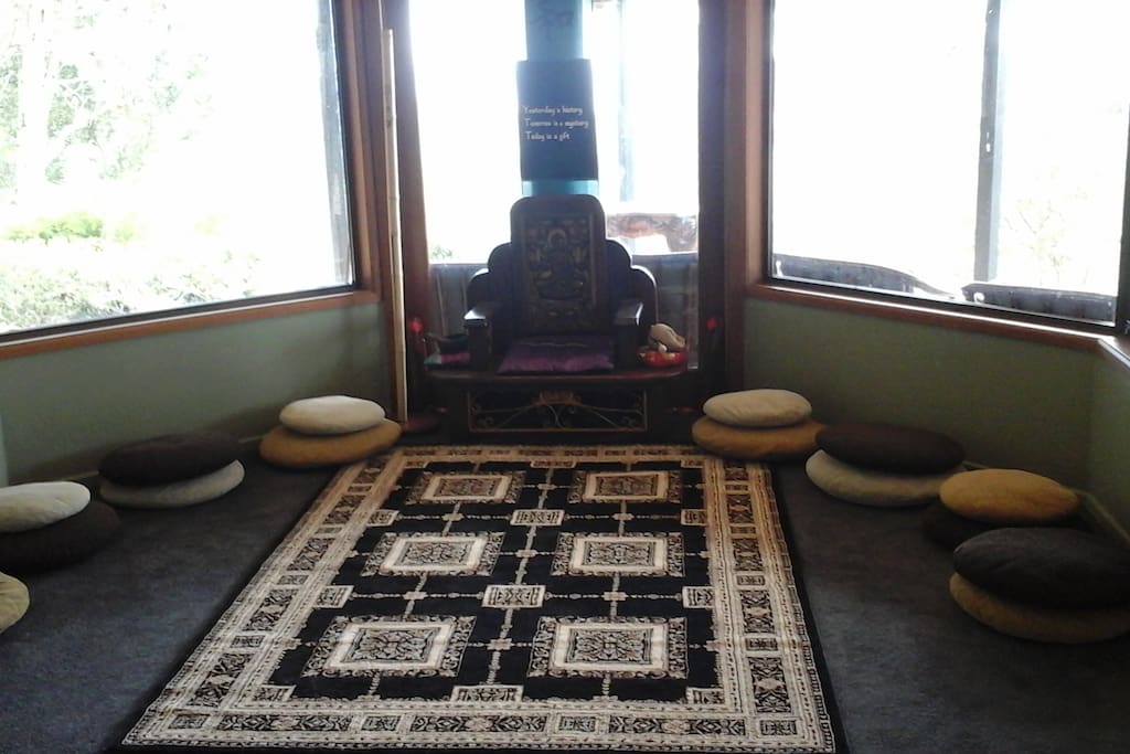 A quiet space for meditation