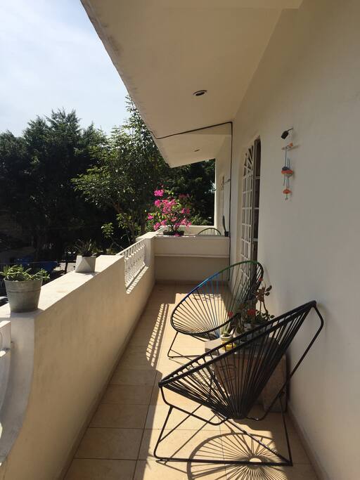 Balcony for living room and dining room