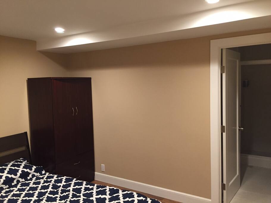 private bathroom on the other side on room