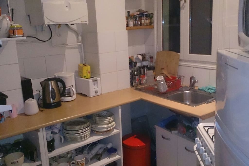 Our fully equiped kitchen (shared)