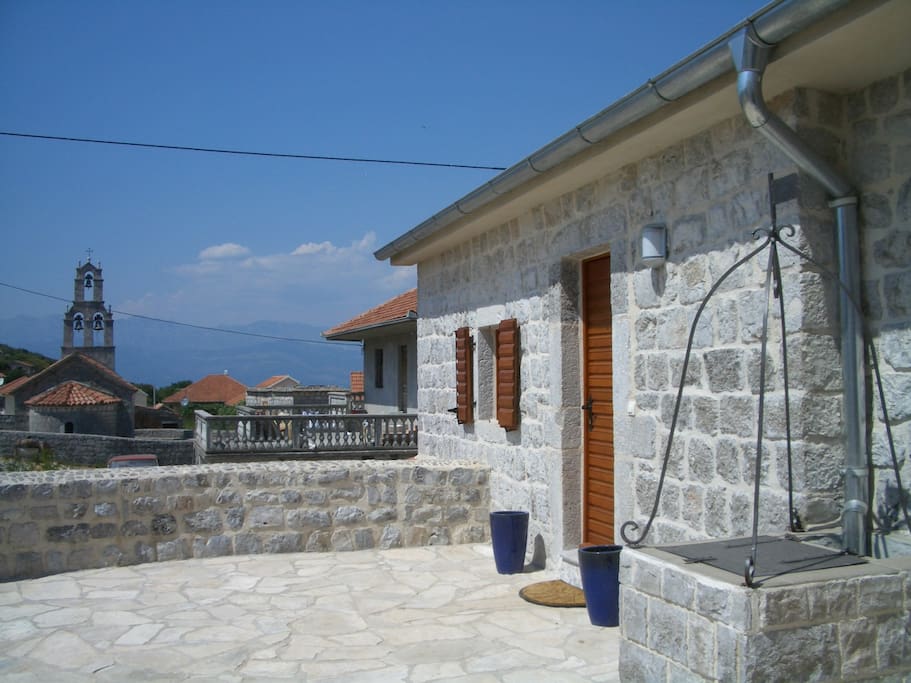 View of the village from front terrace