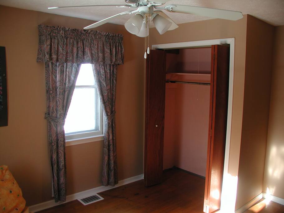 Spacious closet