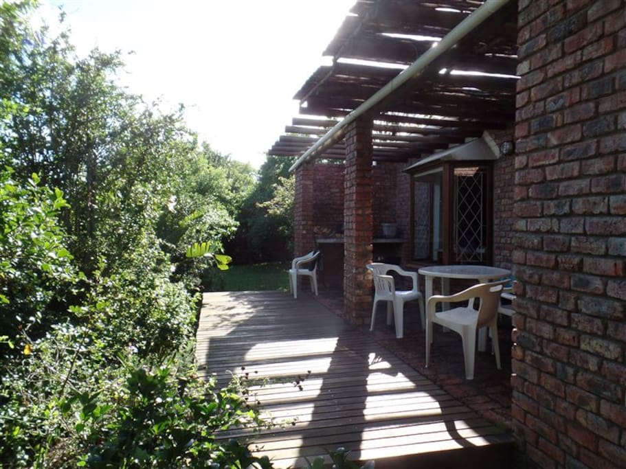Barbecue and dining deck