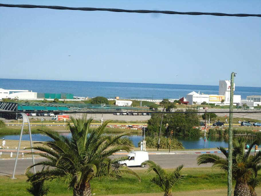 Esta es la vista desde el living