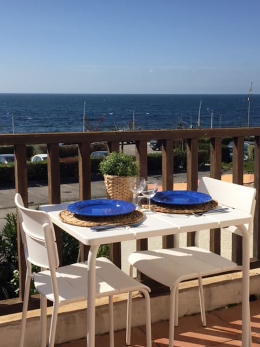 Terrasse front de mer