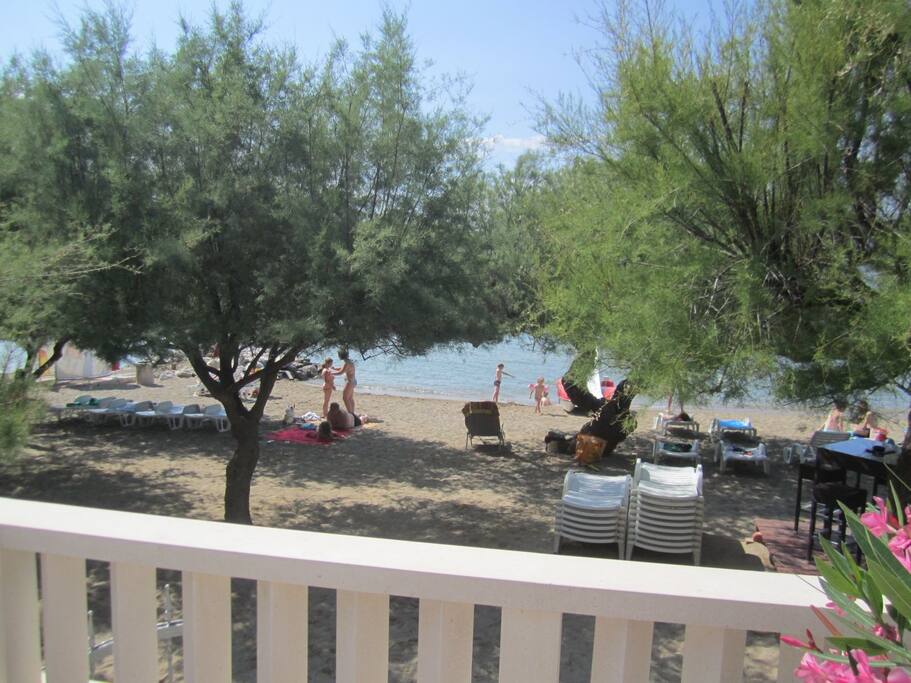 The beach