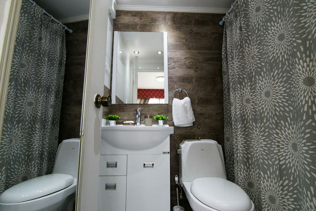 Baño finamente reestructurado, accesorios de estreno!!