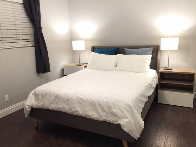 Contemporary Master Suite with Private Bath