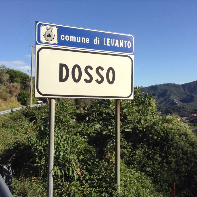 Insegna di Dosso frazione di Levanto
