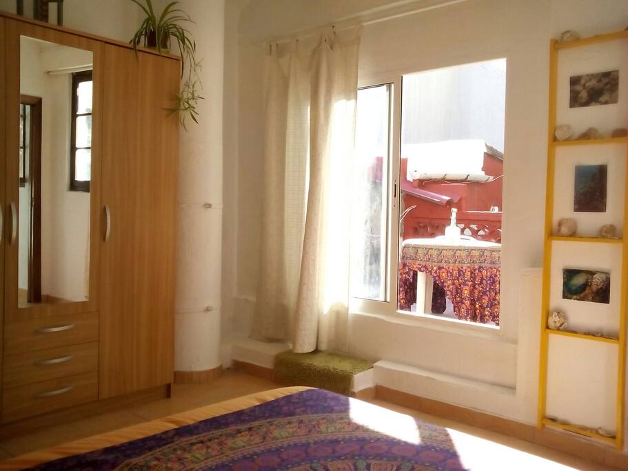 Private terrace just outside your bedroom