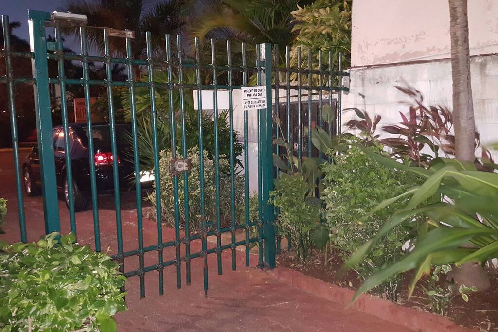 Entrance- gated and secure
