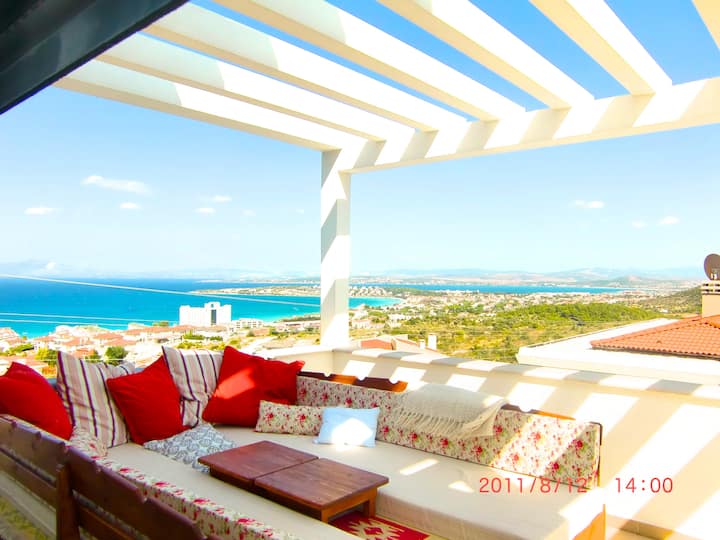 Luxury villa with fantastic view, Cesme Houses for Rent in Çeşme