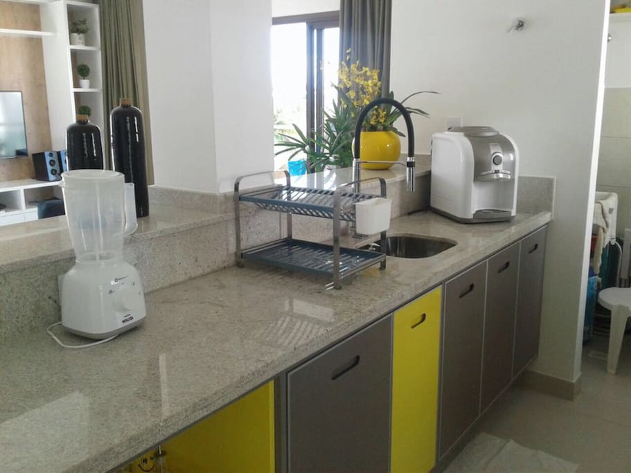 Cozinha bem equipada