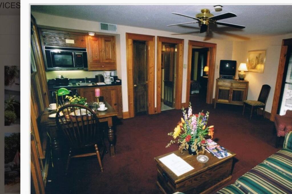 Den area of one bedroom