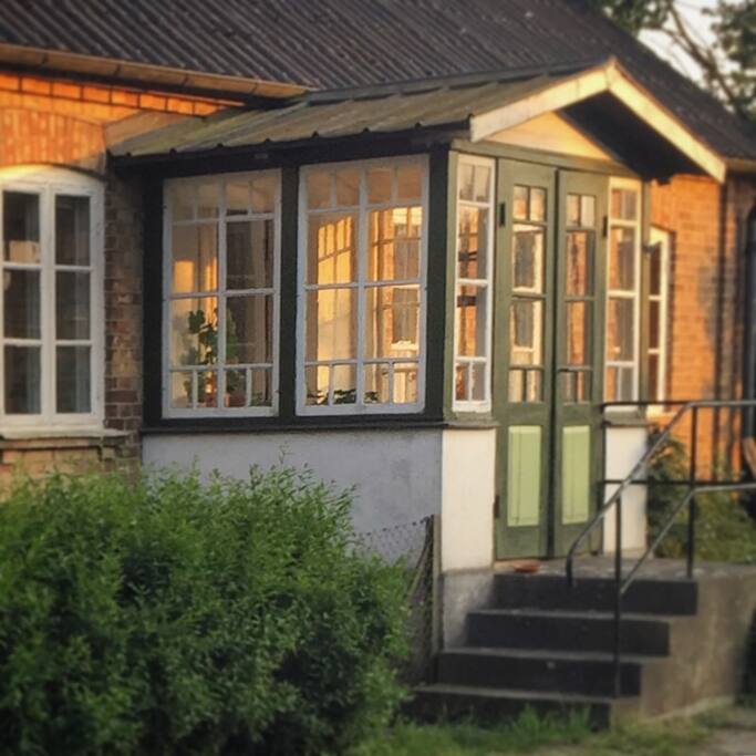 The veranda, where you can have your breakfast in the summer