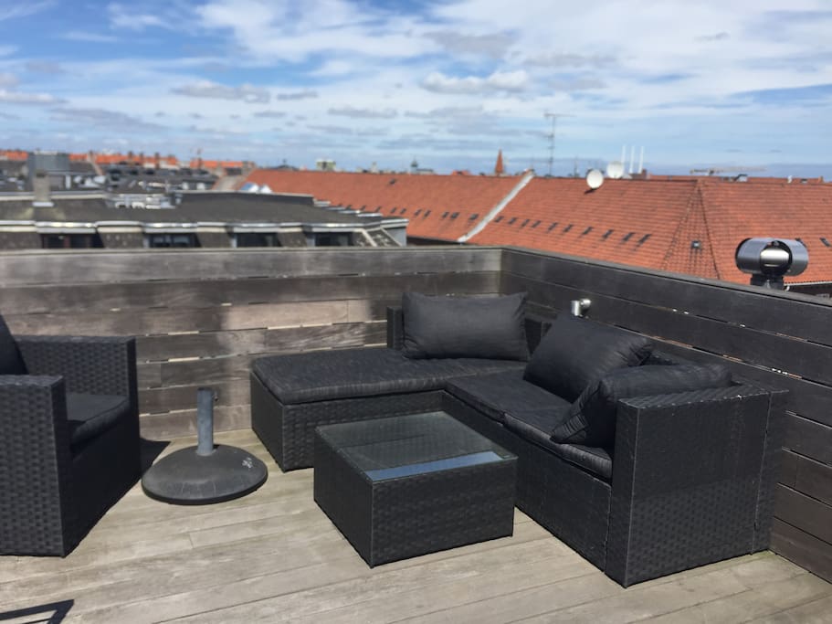 Private rooftop terrace