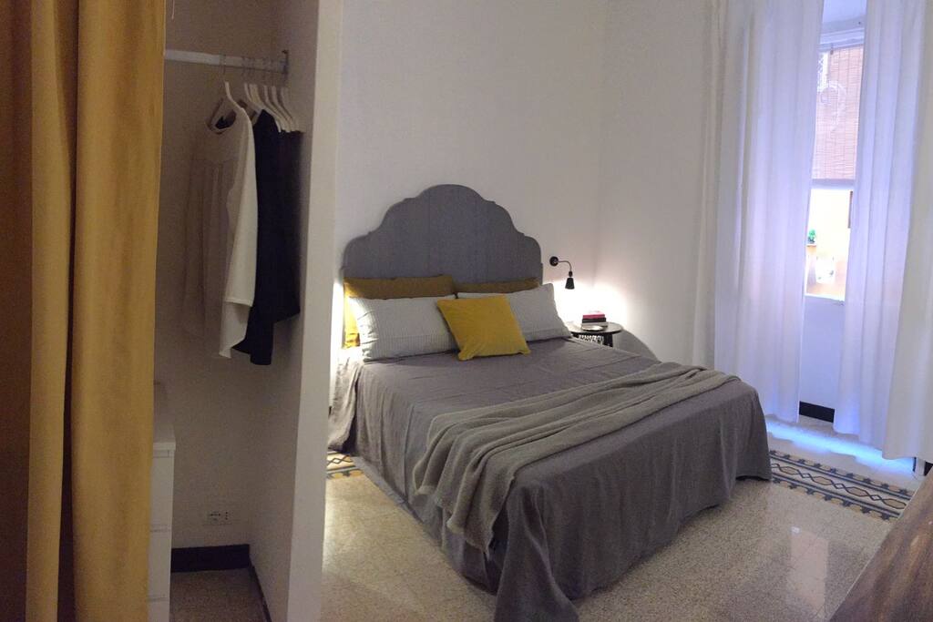 bed and closet