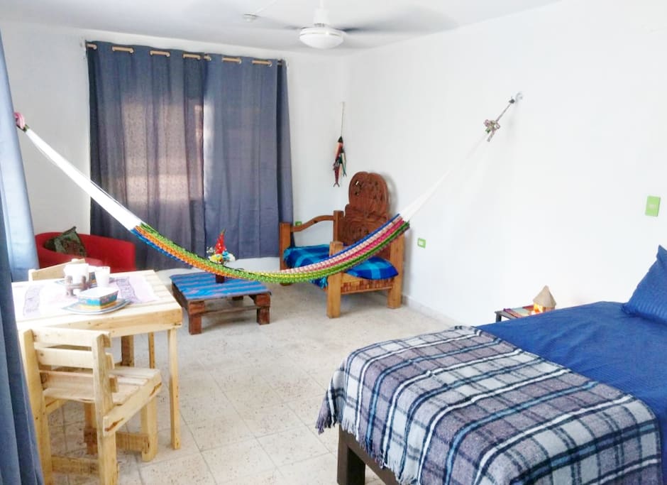 View of the studio apartment