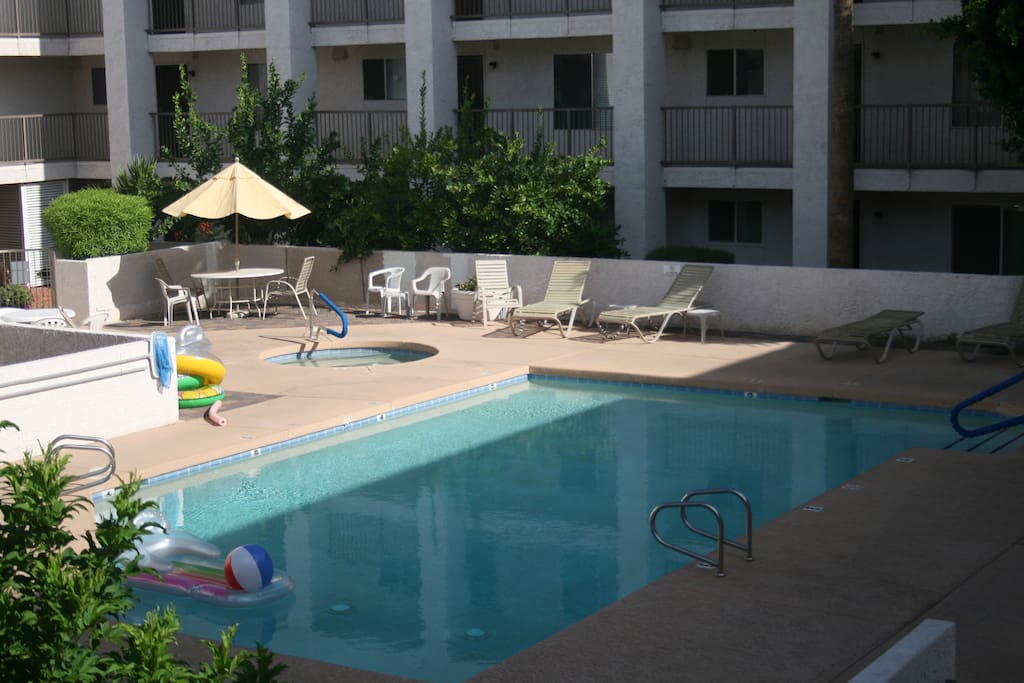 Community pool and hot tub