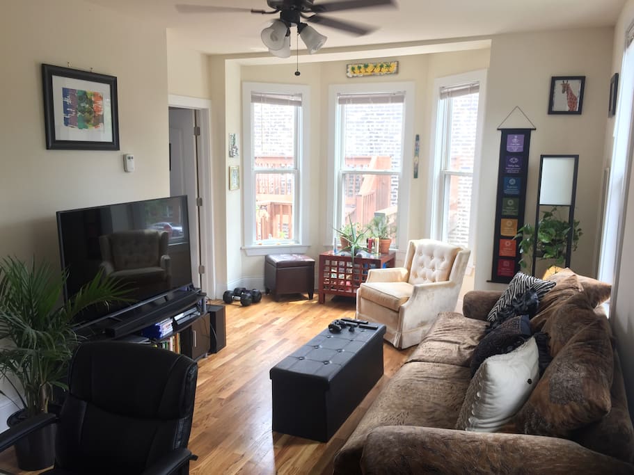 Well-Lit Living Room