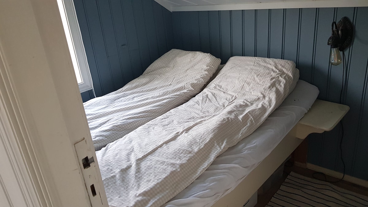 带小双人床的卧室