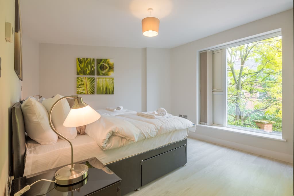 Lovely cosy bedrooms.