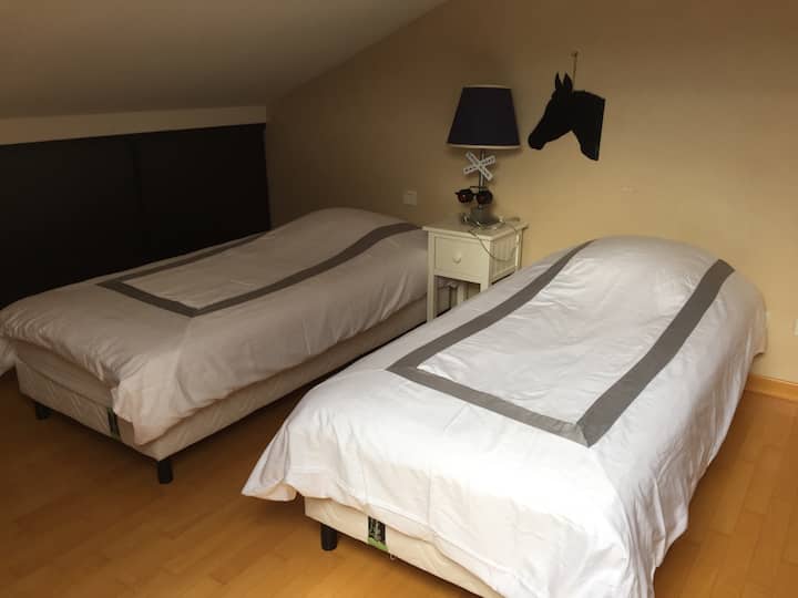 Chumba cha kulala 5 na vitanda 2 vya mtu mmoja