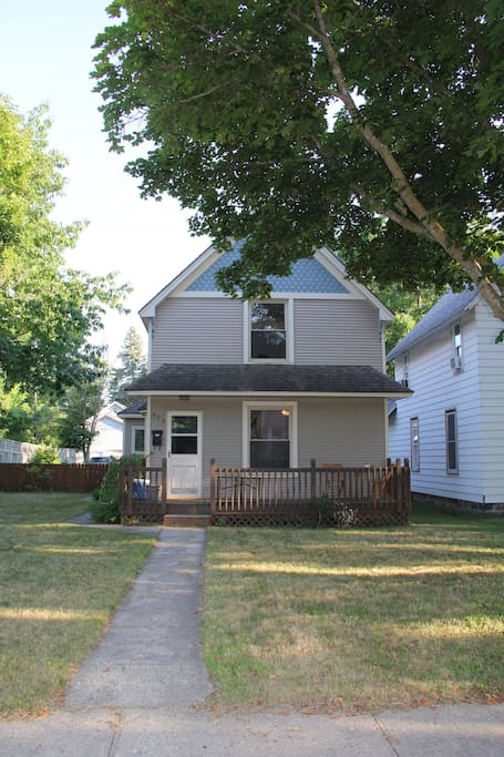Front of House in Beautiful Central Neighborhood