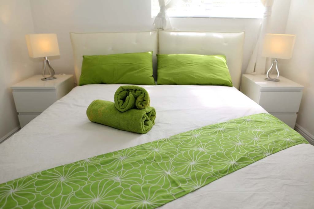 The master bedroom