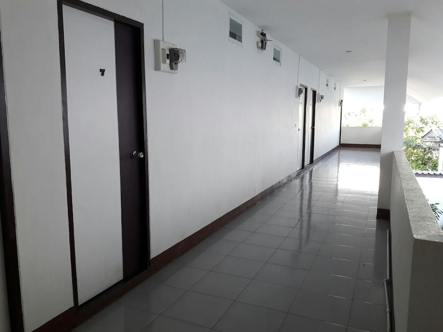 balcony infront of the room