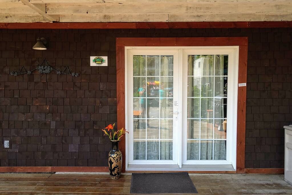The front door. Welcome !