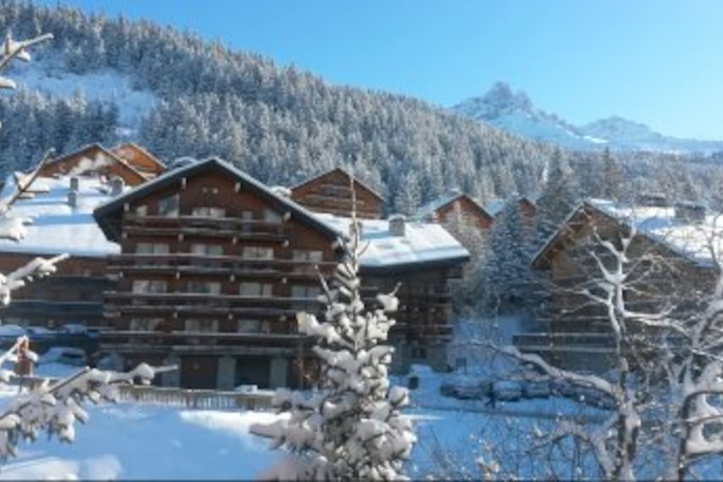 vue depuis le balcon