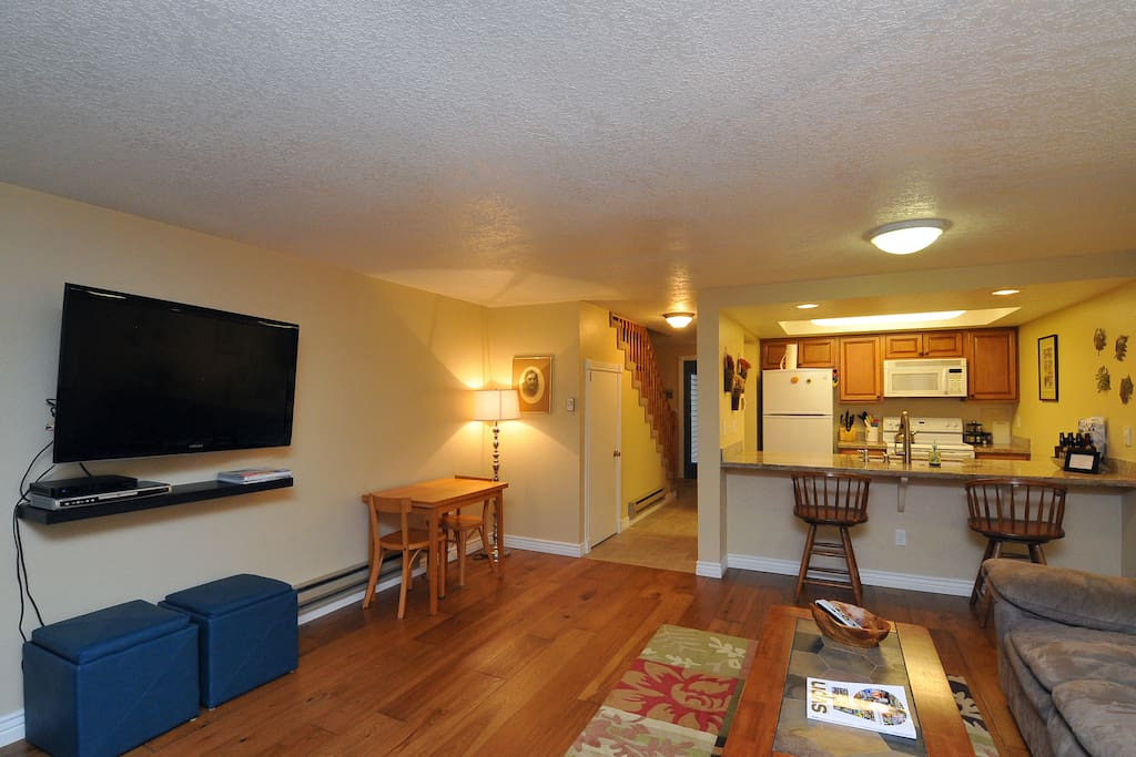 Living room view from sliding glass door