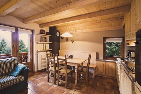 Annuncio Airbnb popolare: Chalet Terme Bormio "REIT + SAN COLOMBANO" a Bormio