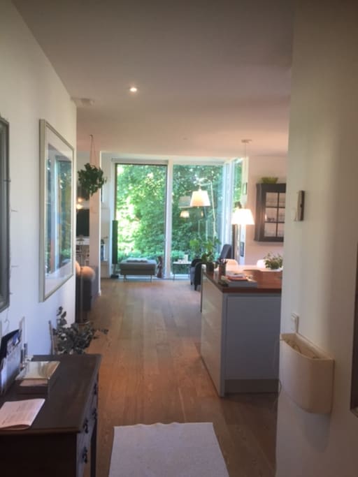 Open plan living room