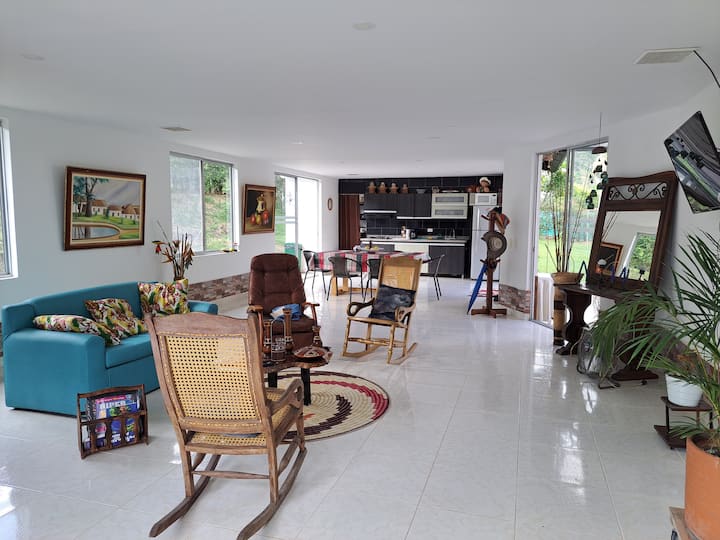 Cabaña Completa Cerca A Manizales - 