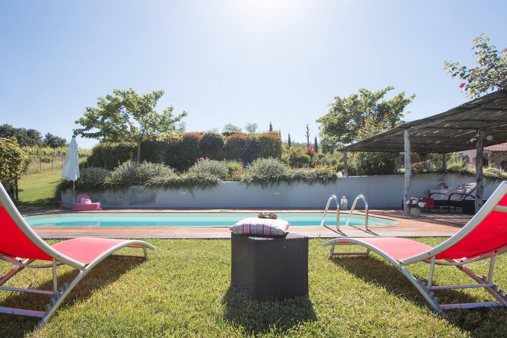 the pool