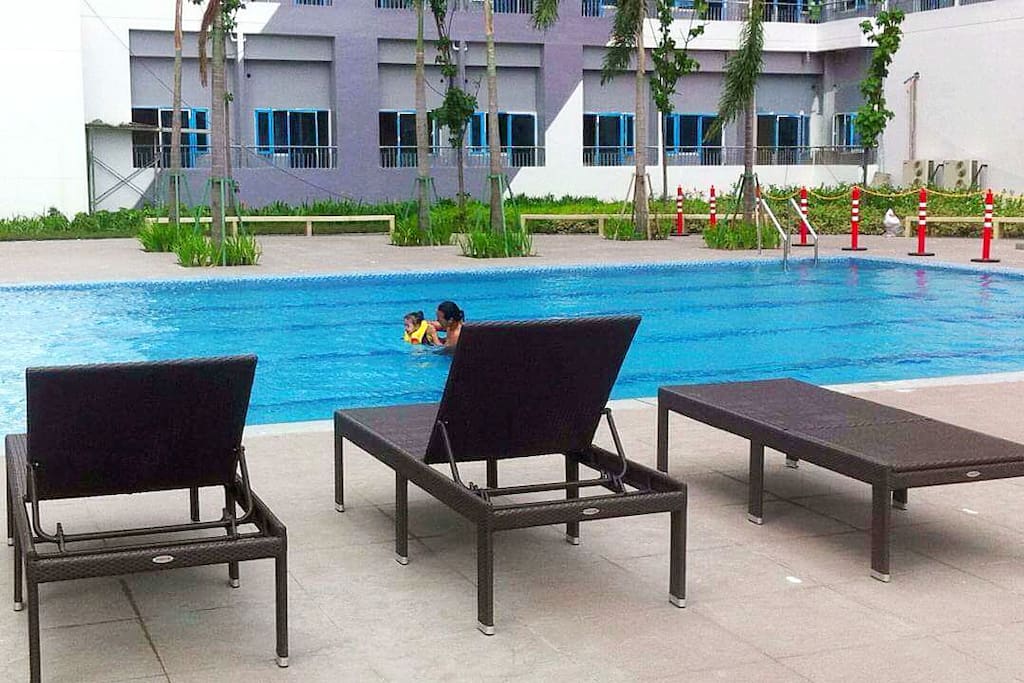 One of the swimming pools