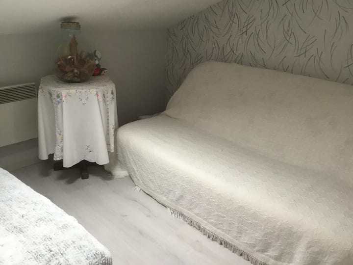 Chambre 3 avec canapé lit