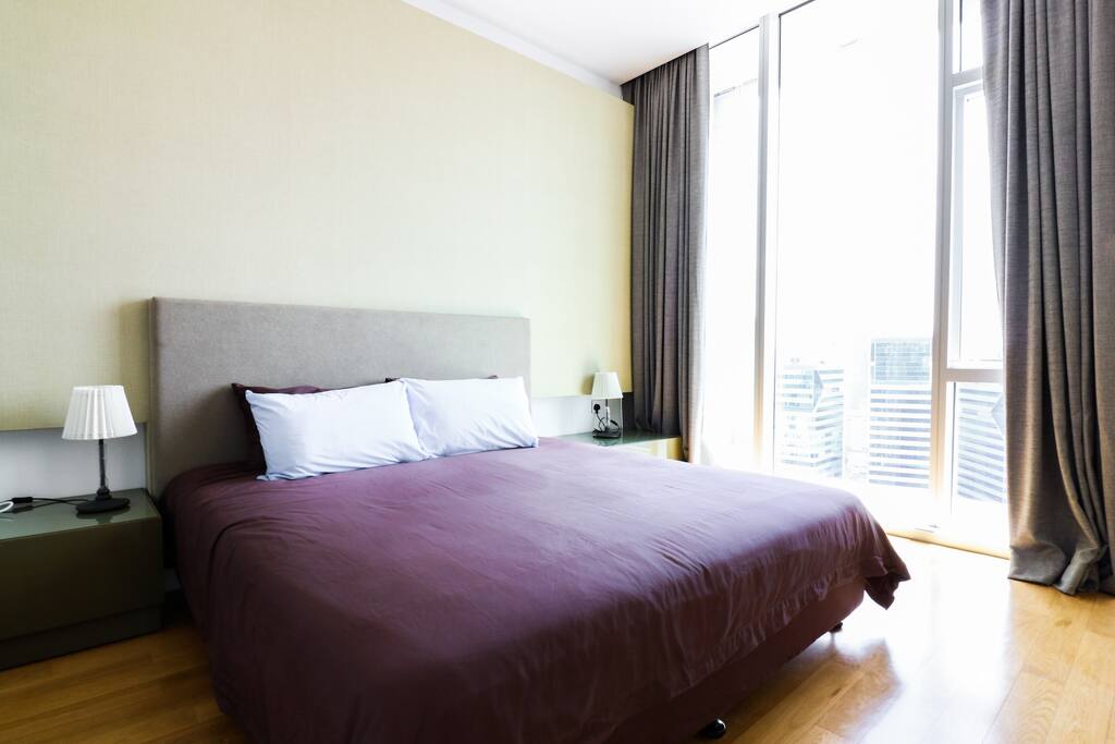 Bedroom with a cosy feel to make you feel at home