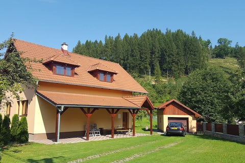Villa Slovakia with sauna and fruit-garden